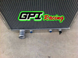 GPI 3Row Aluminum Radiator & FAN for FORD Mustang V8 ENGINE 5.0L 1964-1966 64 65 66