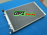 GPI ALUMINUM RADIATOR &FAN 1999-2002 Volkswagen Golf MT Turbo MK4 Dual Pass 1999 2000 2001 2002