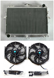 Aluminum Radiator &Fans for 1984-1997 Ford Econovan / Mazda E2000 AT/MT Petrol  1984 1985 1986 1987 1988 1989 1990 1991 1992 1993 1994 1995 1996 1997