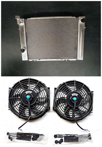 GPI Aluminum Radiator +Fans For 1978-1986  Holden VB/VC/VH/VK Commodore V8 Engine Manual 1979 1980 1981 1982 1983 1984 1985