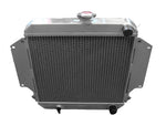 GPI Aluminum Radiator & Shroud Fan For 1980-1998  Suzuki Sierra/Jimny/Samurai/JA51 SJ 413/SJ413 G13 1.3L 1980 1981 1982 1983 1984 1985 1986 1987 1988 1989 1990 1991 1992 1993 1994 1995 1996 1997 1998