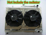 GPI Aluminum Radiator Shroud +FAN FOR Nissan Skyline GTR/GTS-T/GTT BCNR33/ECR33/ER34 RB25DET/RB26  MT RB25/RB26