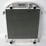 3 Row Aluminum Radiator For Ford Model A W / Flathead Engine V8 1928-1929