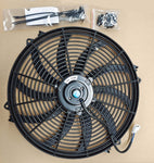 GPI 2pcs 16" 16 inch Universal Electric Radiator  /Intercooler COOLING Fan &mounting kit