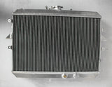 Aluminum Radiator &Fans for 1984-1997 Ford Econovan / Mazda E2000 AT/MT Petrol  1984 1985 1986 1987 1988 1989 1990 1991 1992 1993 1994 1995 1996 1997