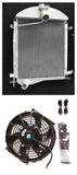 GPI 2 ROW Aluminum alloy radiator & fan for 1928-1929  Ford model A 1928 1929