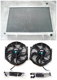 GPI Aluminum Radiator & Fans FOR GTS-T Sigle Turbo Skyline R32 MT/ Ford Mustang 4.6L V8 2005-2014 MT 2006 2007 2008 2009 2010 2011 2012 2013