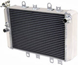 GPI Aluminum RADIATOR& Fan  For 2007-2014  ATV Quad Yamaha Grizzly 700 YFM700/550/500 YFM7F EPS 2007 2008 2009 2010 2011 2012 2013