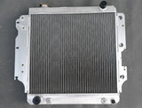 GPI 3 ROW  Aluminum Racing Radiator  for 1987-2006 Jeep Wrangler YJ/TJ 2.4L-4.2L 1987 1988 1989 1990 1991 1992 1993 1994 1995 1996 1997 1998 1999 2000 2001 2002 2003 2004 2005 2006