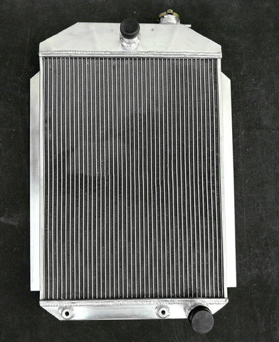 Aluminum Radiator For 1937 Chevy Hot Street Rod 350 V8 W/Tranny ENGINE AT