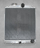 56mm Aluminum Radiator For 1992-2000 Honda Civic EK EG B16 B18  32mm IN/OUT Pipe AT  1993 1994 1995 1996 1997 1998 1999