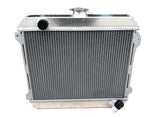 GPI 3 ROW aluminum radiator  +Fan for Nissan Datsun STANZA 510 610 710 720 L20B manual  1975-1979  1975 1976 1977 1978 1979