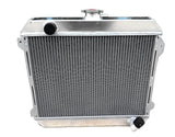 GPI 3 ROW aluminum radiator  +Fan for Nissan Datsun STANZA 510 610 710 720 L20B manual  1975-1979  1975 1976 1977 1978 1979