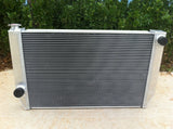 Aluminum Radiator & FAN for FORD Falcon XC XD XE XF V8 or 6 cylinder Manual 1977-1986 1978 1979 1980 1981 82 83 84 85