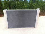 Aluminum Radiator & FAN for FORD Falcon XC XD XE XF V8 or 6 cylinder Manual 1977-1986 1978 1979 1980 1981 82 83 84 85