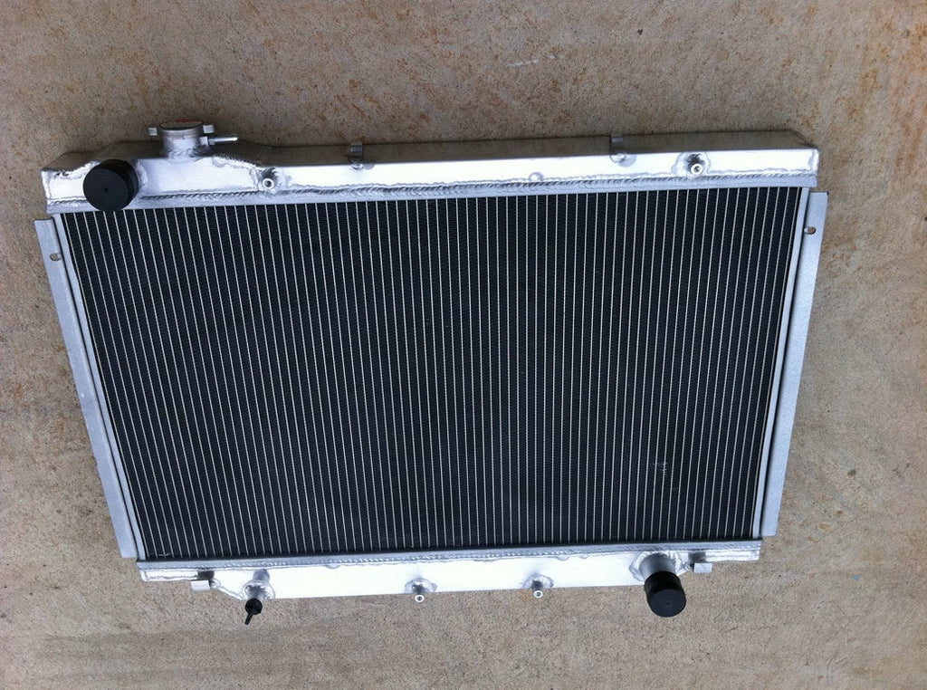 FSMOTO 4-reihiger Aluminium-Kühler Für Toyota LandCruiser HDJ80 HZJ80 4.2L 1990-1998