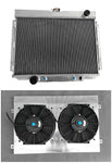 GPI Aluminum RADIATOR +Shroud & FAN For 1967-1970 Ford Mustang Big Block 390 428 429 302 351 1967 1968 1969 1970