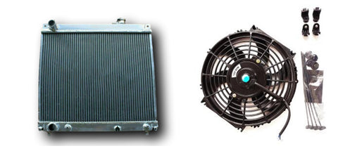 GPI aluminum radiator +Fan for  1995-2005 Suzuki Grand Vitara SQ / JLX 2.0 2.5 V6 1995 1996 1997 1998 1999 2000 2001 2002 2003 2004 2005