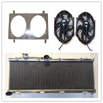 GPI Aluminum Radiator+Shroud+Fan For 2003-2009  Subaru Outback Liberty BL BP 2.0L 2.5L Non-Turbo 2003 2004 2005 2006 2007 2008 2009