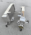 GPI R&L aluminum radiator for YAMAHA YZ250 YZ 250 1990-1991 1990 1991  / WR250 WR 250