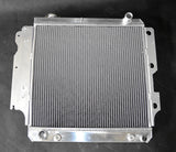 GPI 3 ROW  Aluminum Racing Radiator  for 1987-2006 Jeep Wrangler YJ/TJ 2.4L-4.2L 1987 1988 1989 1990 1991 1992 1993 1994 1995 1996 1997 1998 1999 2000 2001 2002 2003 2004 2005 2006