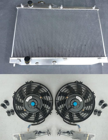 GPI 52mm  Aluminum Radiator & fans FOR 2000-2009 Honda S2000 2001 2002 2003 2004 2005 2006 2007 2008