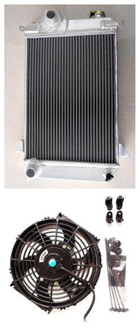 Aluminum radiator & FAN for 1961-1965 TRIUMPH TR4  Manual MT 1961 1962 1963 1964 1965