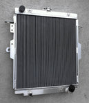 Aluminum Radiator & FAN for Toyota Landcruiser HDJ78 HDJ79 HZJ78 HZJ79 1HZ 4.2L 2001-2007 2001 2002 2003 2004 2005 2006 2007