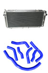 GPI 42MM 2 Row Aluminum Alloy Radiator & hose For 1990-1997 Toyota MR2 SW20 3SGTE 1990 1991 1992 1993 1994 1995 1996 1997