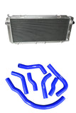 GPI 42MM 2 Row Aluminum Alloy Radiator & hose For 1990-1997 Toyota MR2 SW20 3SGTE 1990 1991 1992 1993 1994 1995 1996 1997