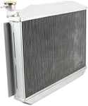 GPI 56mm up to 700HP aluminum radiator & FAN FOR 1955-1960 chevy corvette 350 V8 M/T 1955 1956 1957 1958 1959 1960