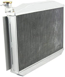 GPI 56mm up to 700HP aluminum radiator & FAN FOR 1955-1960 chevy corvette 350 V8 M/T 1955 1956 1957 1958 1959 1960