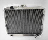 GPI Aluminum Radiator + Fan For Mitsubishi Pajero/Mentero L04-G/L041G-L049G V12V-V98W