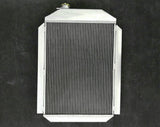 Aluminum Radiator For 1937 Chevy Hot Street Rod 350 V8 W/Tranny ENGINE AT