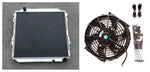 GPI Aluminum radiator & FAN  For TOYOTA Hilux Surf KZN185 3.0L Diesel 1996-2002  Manual 1996 1997 1998 1999 2000 2001 2002