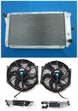 GPI 56MM Aluminum Radiator +Fans For 1988-1994 Ford Falcon EA/EB/ED 3.2/3.9 L6 XR6/XR8 AUTO