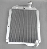 3 Row Aluminum Radiator & fan FOR 1941-1946 Chevy PickUp Trucks MT 1941 1942 1943 1944 1945 1946