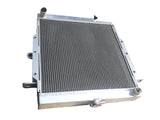 GPI Aluminum Radiator & Fan For 1990-2001 Toyota Land Cruiser Landcruiser 75 Series HZJ75  1990 1991 1992 1993 1994 1995 1996 1997 1998 1999 2000 2001