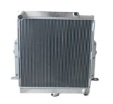 GPI Aluminum Radiator & Fan For 1990-2001 Toyota Land Cruiser Landcruiser 75 Series HZJ75  1990 1991 1992 1993 1994 1995 1996 1997 1998 1999 2000 2001