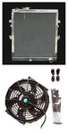 Aluminum Radiator +fan fits 1997-2005 TOYOTA Hilux LN147 LN167 1KZ-TE 3.0L Engine Turbo Diesel 1997 1998 1999 2000 2001 2002 2003 2004 2005