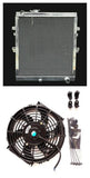 Aluminum Radiator +fan fits 1997-2005 TOYOTA Hilux LN147 LN167 1KZ-TE 3.0L Engine Turbo Diesel 1997 1998 1999 2000 2001 2002 2003 2004 2005