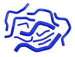 GPI Silicone Radiator Hose For Mitsubishi Lancer EVO 7/8/9 CT9A 4G63 2.0 2001-2008 2001 2002 2003 2004 2005 2006 2007 2008