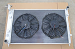 GPI Aluminum Radiator +Fans for 2002-2004 Holden Commodore VY V6 6cyl  MT 2002 2003 2004