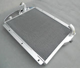 3 Row Aluminum Radiator & fan FOR 1941-1946 Chevy PickUp Trucks MT 1941 1942 1943 1944 1945 1946