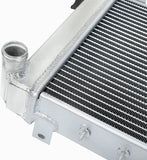 GPI Aluminum Radiator + Fan For 1991-2001  Jeep Cherokee/Comanche 2.5 /4.0 l4/l6  1991 1992 1993 1994 1995 1996 1997 1998 1999 2000 2001