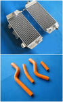 Aluminum radiator & hose FOR  2007-2009  Yamaha YZF250 YZ250F YZ 250F  YZ 250 F YZF 250  2007 2008 2009