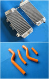 Aluminum radiator & hose FOR  2007-2009  Yamaha YZF250 YZ250F YZ 250F  YZ 250 F YZF 250  2007 2008 2009