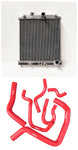 GPI Aluminum Radiator + HOSE For Honda Civic CRX EG EK B16 B18 32mm Pipe 1992 1993 1994 1995 1996 1997 1998 1999 2000