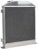 GPI 3 ROW All Aluminum Radiator & fan for FORD CHOPPED CHEVY ENGINE  1932