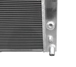 GPI Aluminum Radiator & two fans For 2005-2013 Chevy Corvette Z06 C6 V8 Saab 9-7x Double Oilcooler  2005 2006 2007 2008 2009 2010 2011 2012 2013